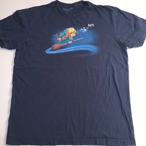 Harry Potter on a Broomstick Short Sleeve TShirt